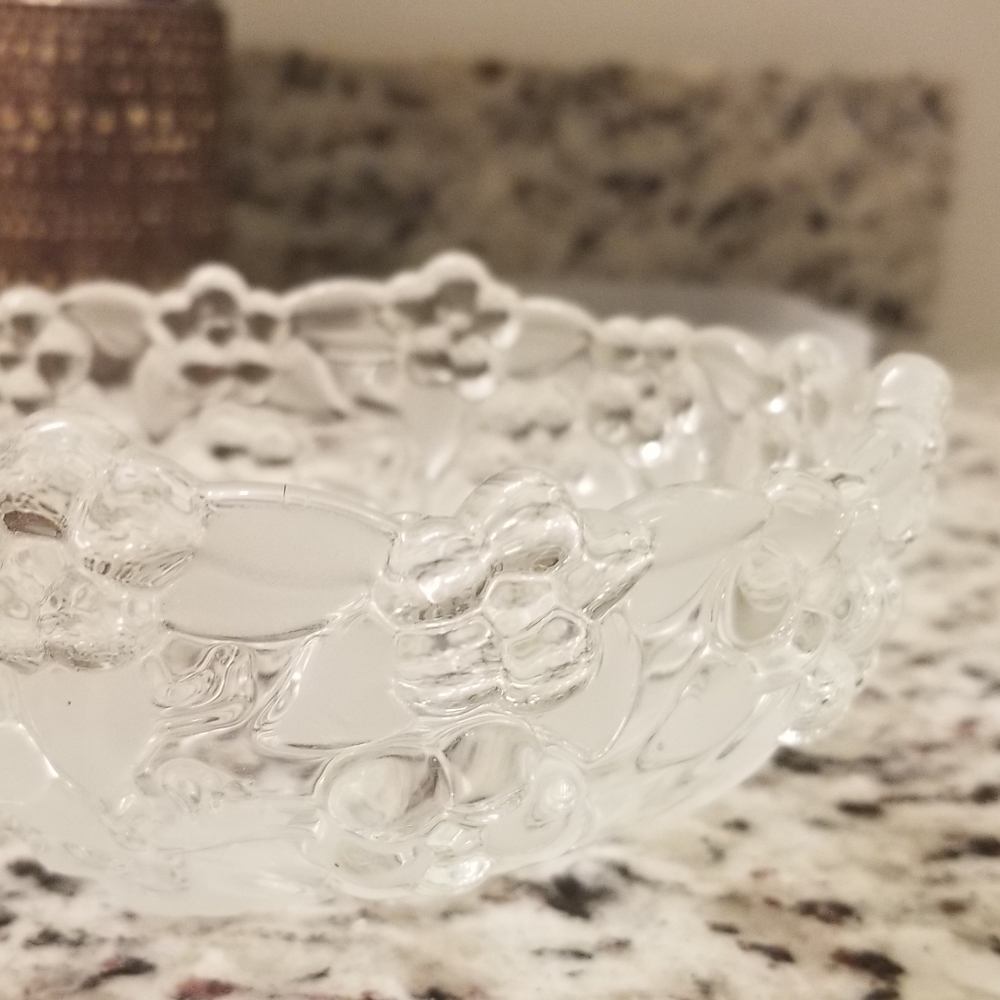 Flower Glass Bowl
